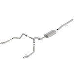 Borla 140771 Touring Series T-304 stainless steel cat-back exhaust for 2019-2023 Silverado and Sierra 1500 6.2L.