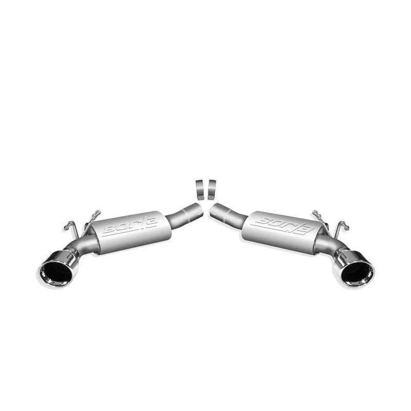 Borla Touring Series axle-back exhaust system with polished tips for 2010-2013 Chevrolet Camaro SS and ZL1.