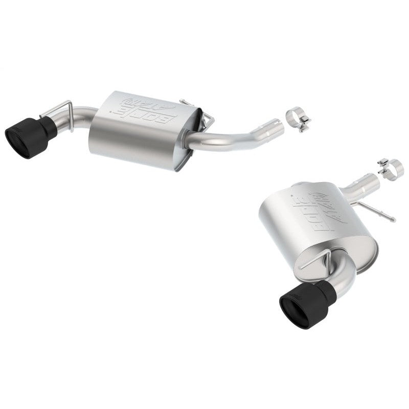 Borla ATAK axle-back exhaust with dual 4.5-inch ceramic black stainless steel tips