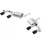 Borla ATAK axle-back exhaust system with ceramic black tips and integrated NPP valves for 2016-2024 Camaro SS