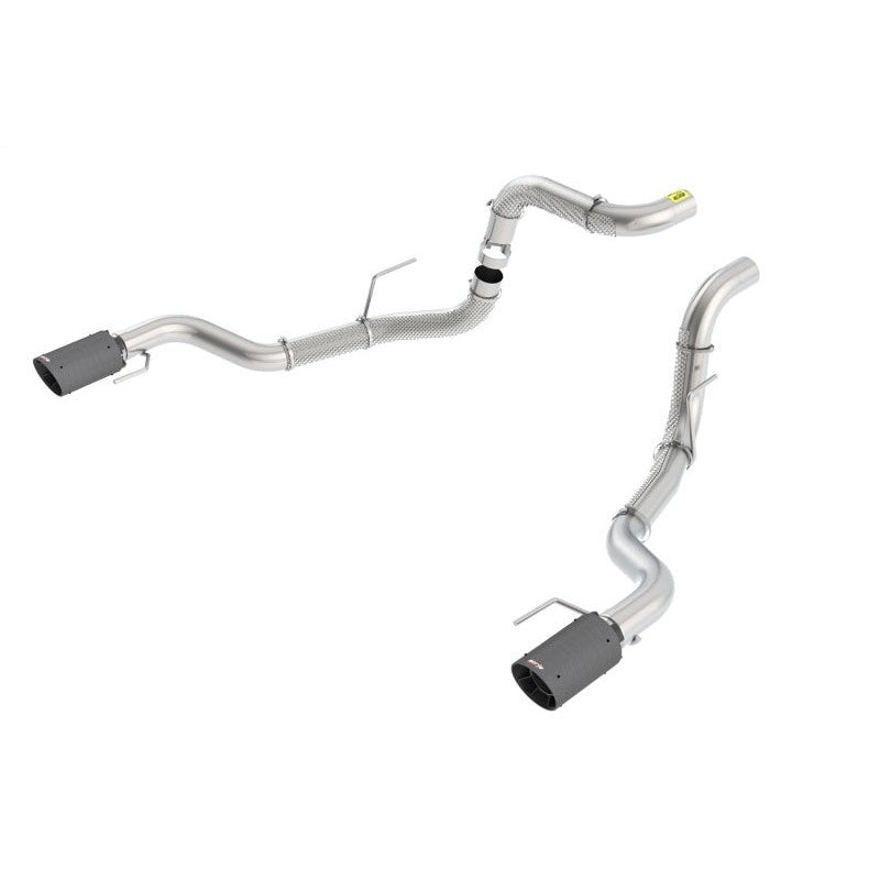 Borla T-304 stainless steel 3-inch tailpipe assembly with 4.5-inch carbon fiber tips for Ford F-150.