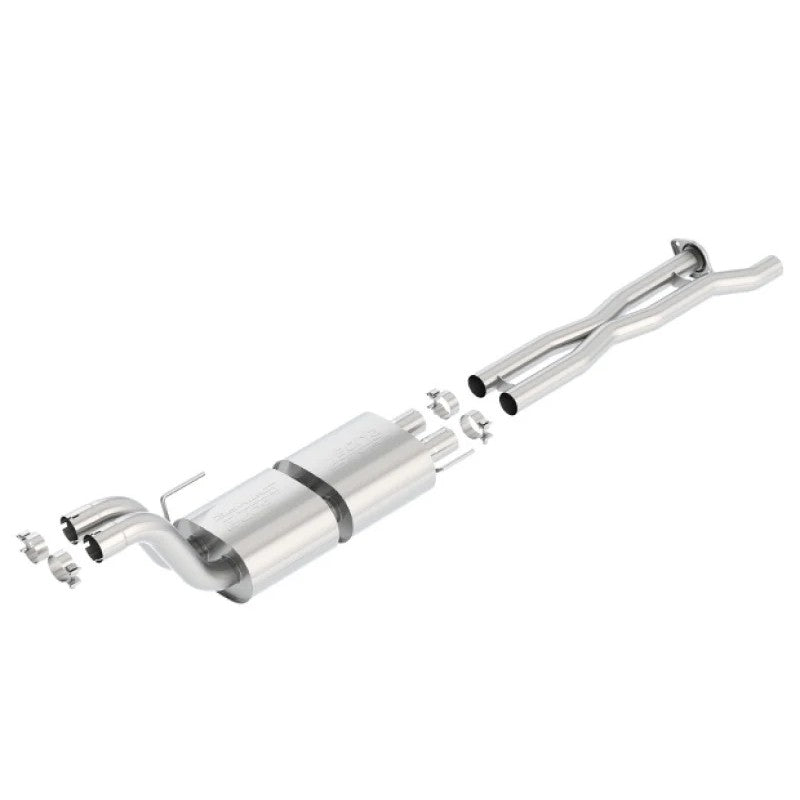 Borla T-304 stainless steel S-Type mid-section exhaust with merge X-pipe for 2017-2020 Ford F-150 Raptor.