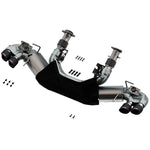 Borla ATAK 3-inch Cat-Back exhaust system with quad carbon fiber tips for 2020-2025 Chevrolet Corvette C8.