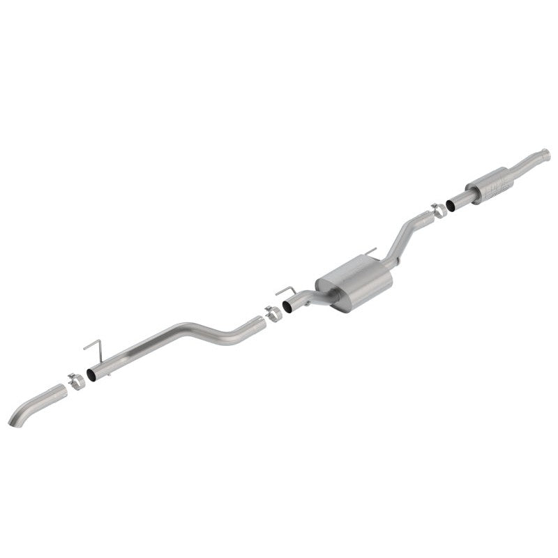 Borla ATAK Climber 2.75-inch cat-back exhaust with black coated turndown tip for 2020-2025 Jeep Gladiator.