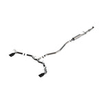 Borla S-Type cat-back exhaust system with T-304 stainless steel piping and dual 4.5-inch black chrome tips.