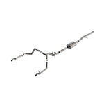 Borla ATAK Catback Exhaust 141004 with T-304 stainless steel piping and dual high-clearance turndown tips.