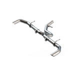 Borla S-Type axle-back exhaust with brushed T-304 stainless steel tips for 2024-2025 Dodge Hornet R/T