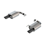 Borla S-Type axle-back exhaust with black chrome tips for 2024-2025 Ford Mustang GT without active exhaust.