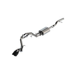 Borla S-Type cat-back exhaust system with black chrome tips for 2021-2025 Chevrolet Tahoe and GMC Yukon 5.3L.