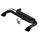 Borla ATAK axle-back exhaust system with high-temperature black coating and dual 4-inch round tips for Ford Bronco