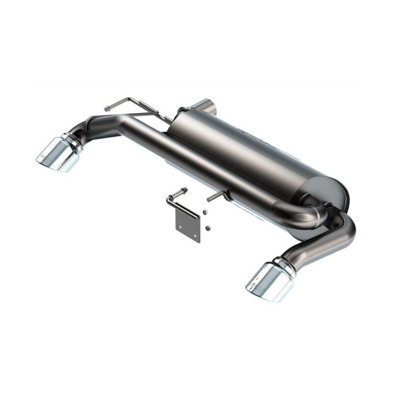 Borla S-Type axle-back exhaust with dual 4-inch polished stainless steel tips for 2021-2025 Ford Bronco.