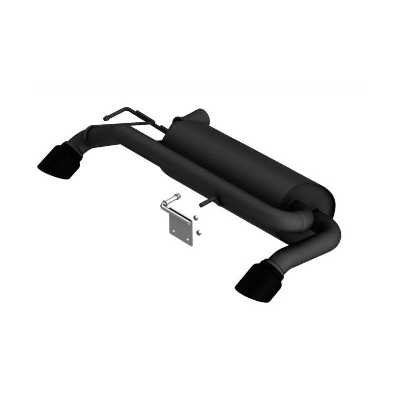 Borla Touring axle-back exhaust system with high-temperature black coating and dual 4-inch tips for Ford Bronco 2.7L.