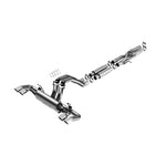 Borla S-Type Cat-Back Exhaust for Jeep Wrangler Rubicon 392 with quad polished tips and T-304 stainless steel piping