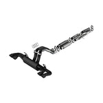Borla S-Type Cat-Back Exhaust with black coated muffler and dual black tips for 2021-2025 Jeep Wrangler Rubicon 392.