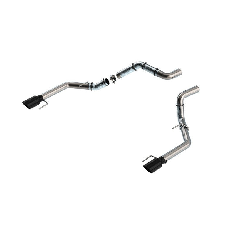Borla 3-inch T-304 stainless steel tail pipe kit with 4.5-inch black chrome tips for 2021-2025 Ford F-150 Raptor