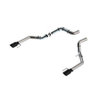 Borla 3-inch T-304 stainless steel tail pipe kit with 4.5-inch black chrome tips for 2021-2025 Ford F-150 Raptor