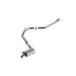 Borla 140968 S-Type Cat-Back Exhaust System with T-304 stainless steel piping and turn-down exit for Kia K5 LXS AWD.