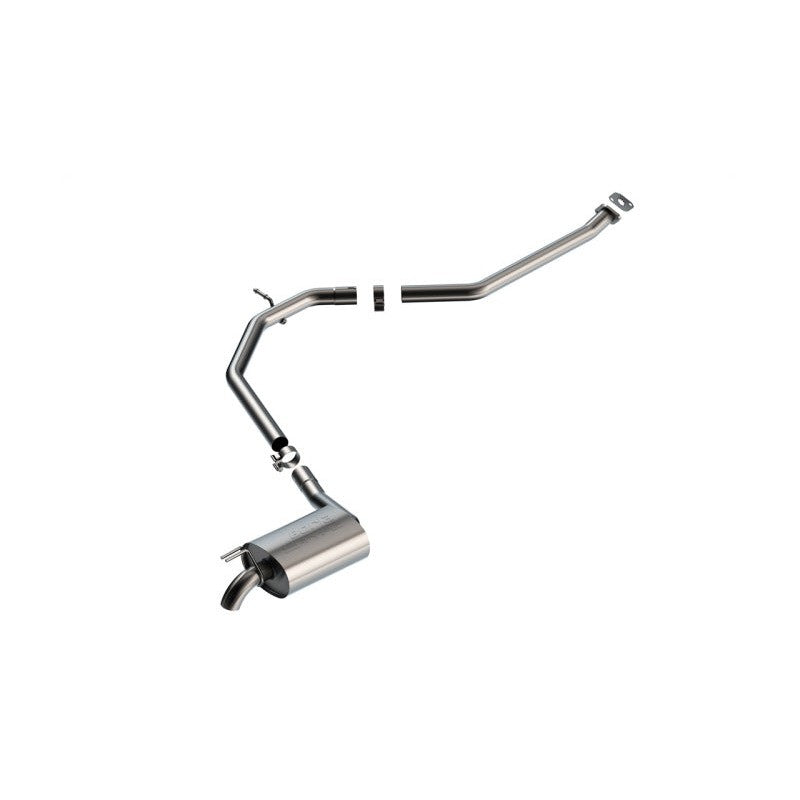 Borla 140968 S-Type Cat-Back Exhaust System with T-304 stainless steel piping and turn-down exit for Kia K5 LXS AWD.