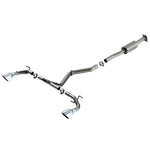 Borla ATAK cat-back exhaust system with T-304 stainless steel piping and dual 5-inch polished tips.