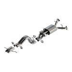 Borla ATAK T-304 stainless steel high clearance cat-back exhaust with turndown tips for 2023-2025 Ford Bronco Raptor.