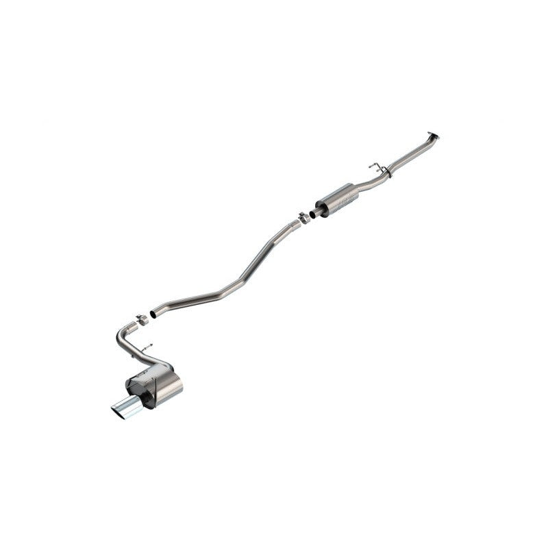 Borla S-Type Cat-Back exhaust system with 4.5 inch bright chrome tip for 2022-2025 Honda Civic Sport.