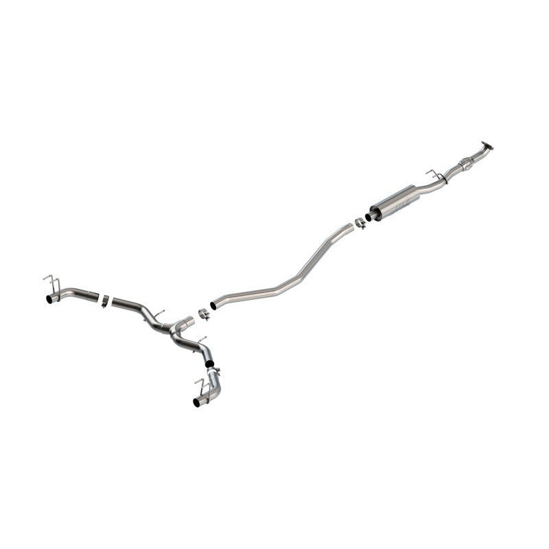 Borla ATAK 2.5-inch T-304 stainless steel cat-back exhaust system for 2022-2024 Honda Civic Sport Touring.