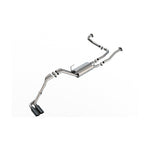 Borla S-Type true dual cat-back exhaust system with 4-inch black chrome tips for 2022-2026 Nissan Frontier 3.8L.