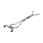 Borla ATAK cat-back exhaust for 2023-2025 Nissan Z featuring T-304 stainless steel and 4.5-inch carbon fiber tips