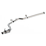 Borla ATAK single-exit cat-back exhaust system with 4.5-inch brushed stainless steel tip for 2022-2025 Subaru WRX