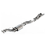 Borla ATAK Series T-304 stainless steel 3-inch mid-section exhaust system with SwitchFire technology and active valves.
