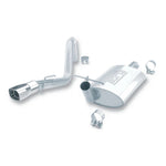 Borla stainless steel cat-back exhaust system with single right rear exit for 1991-1995 Jeep Wrangler YJ.