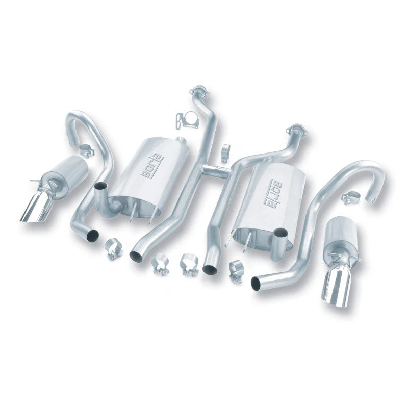 Borla 14504 H-pipe cat-back exhaust system for 1994-1996 Chevrolet Impala SS and Caprice Classic.