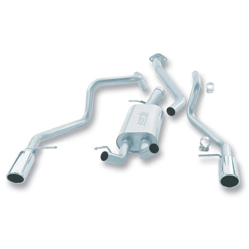 Borla cat-back exhaust system with steel piping and muffler for 1999-2007 Silverado and Sierra 1500.