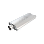 Borla Pro-XS Turbo XL oval stainless steel muffler with 3-inch center and 2.5-inch dual outlet ports.