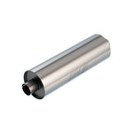 Borla 401662 T-304 stainless steel Touring muffler with 3-inch center notched inlet and outlet.