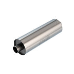 Borla 401663 Specialty Touring muffler with 3-inch center inlet/outlet and 24-inch T-304 stainless steel body.