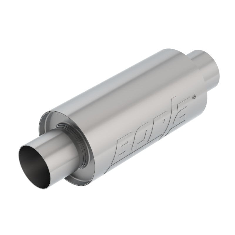 Borla 401338 universal T-304 stainless steel resonator with 2.75-inch center-to-center inlet and outlet