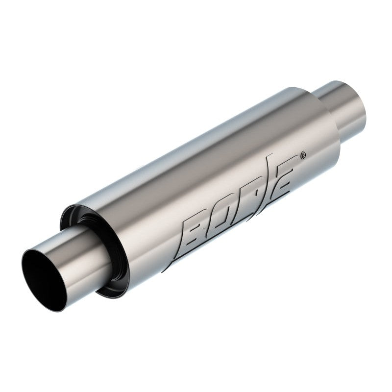 Borla XR-1 Multi-Core 2.5-inch center inlet and outlet round T-304 stainless steel racing muffler.