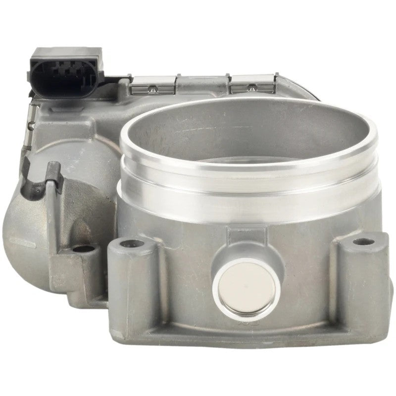 Bosch electronic throttle body assembly with integrated actuator and throttle position sensor.