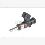 Bosch fuel injection valve assembly with electrical connector and precision fuel nozzle.