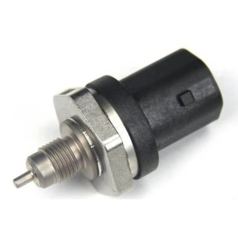 Bosch universal combined fluid pressure and temperature sensor with integrated electrical connector and threaded fitting