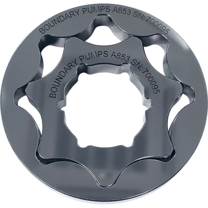 Boundary billet steel oil pump gear for 2003-2005 Dodge SRT4 2.4L engine.