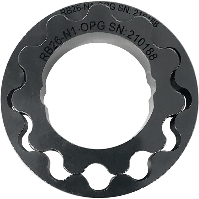 Boundary precision-machined billet steel oil pump gear set for Nissan RB26DETT N1 engines