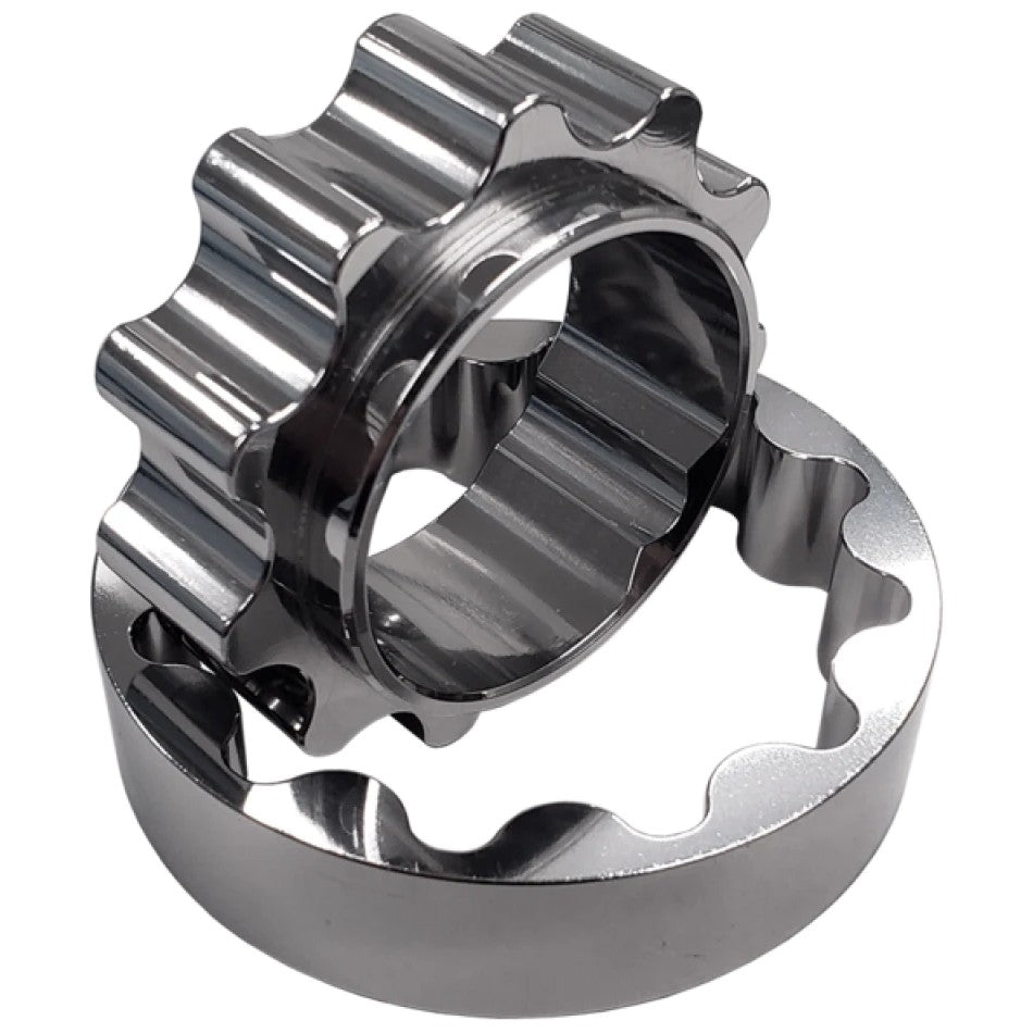 Boundary billet steel oil pump assembly for Nissan 3.5L and 3.7L VHR engines