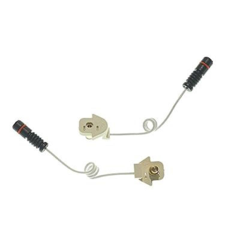 Brembo A00498 front electronic brake pad wear sensor with heat-resistant wiring and factory-style connector.