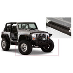 Bushwacker Trail Armor matte black rocker panel and sill plate covers for Jeep Wrangler JK