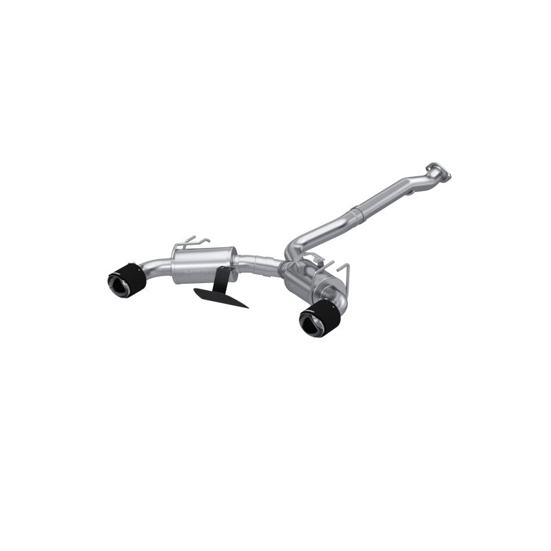 MBRP Armor Pro 3-inch T304 stainless steel cat-back exhaust with dual carbon fiber tips for 2023-2026 Toyota GR Corolla