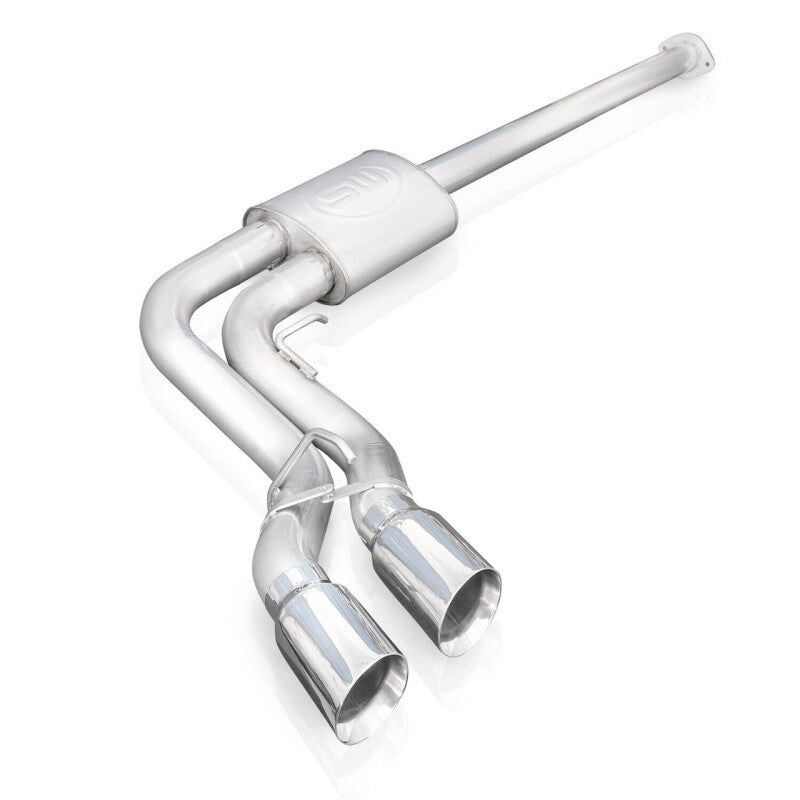Stainless Works 2021-2024 Ford F-150 Lightning Style Catback Exhaust with Polished Tips