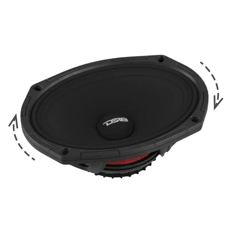 DS18 High-Sensitivity Mid-High Loudspeakers with Rotating Recone, 6x9", 101dB, 4-Ohm (95Hz-17kHz)