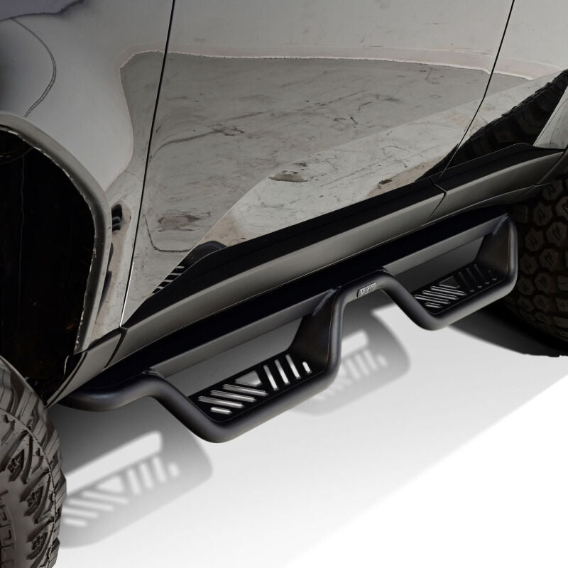 Westin Outlaw Drop Nerf Step Bars - Textured Black - Fits 2024-2026 Toyota Land Cruiser